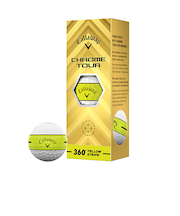 キャロウェイ（CALLAWAY）ゴルフボール CHRM TOUR 24 360 YLW STRP 3B スリーブ(3個入り)