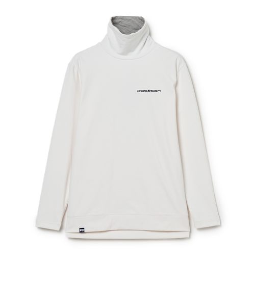 フィドラ（FIDRA）ゴルフウェア 長袖 襟リブモックネックシャツ