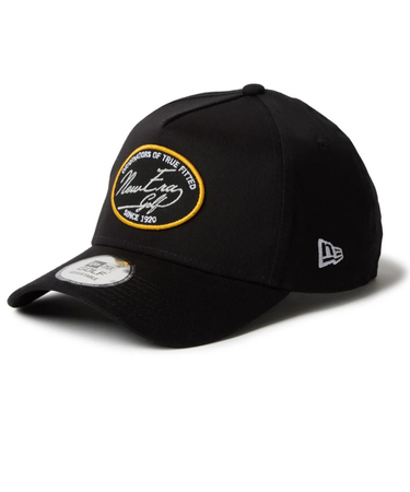 ニューエラ（NEW ERA）ゴルフ 帽子 9FORTY A-Frame Stretch Cotton Washable ブラック 14669104