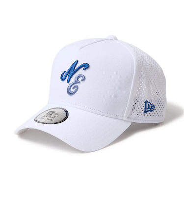 ニューエラ（NEW ERA）ゴルフ 帽子 9FORTY A-Frame クラシックロゴ レーザーパフォーテッド ホワイト 14669130