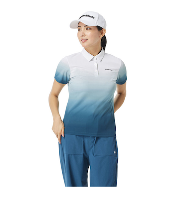 テーラーメイド（TAYLORMADE）ゴルフウェア T-ICE グラデーション 半袖ポロシャツ M20332-TL519