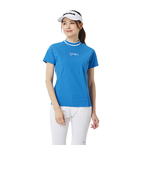 ☆【TaylorMade 】☆テーラーメイド☆半袖モックネックシャツ☆Sサイズ TaylorMade テーラーメイド ゴルフウェア 半袖シャツ 春 夏