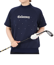 キャロウェイ（CALLAWAY）ゴルフウェア モックネック 半袖クルーネックスウェット C25217200-1120
