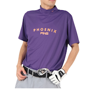 ピン（PING）モックネック ゴルフ メッシュジャカード 半袖 ハイネックシャツ 621-5267801-080