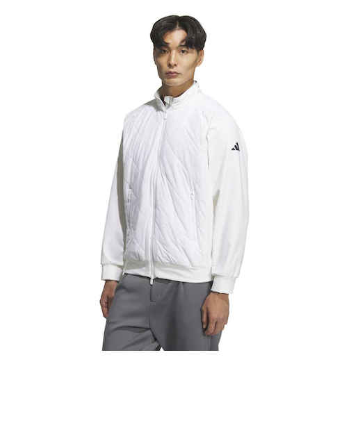 アディダス(adidas)ゴルフウェア アウター C.R 保温キルトコンビ フルジップジャケット JVU97-JL7952 W