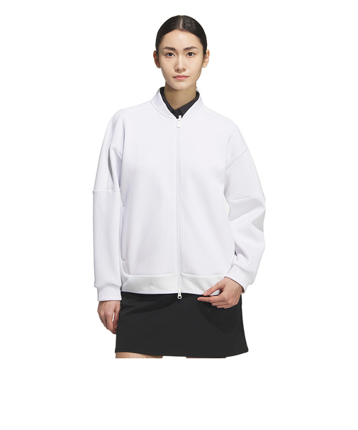 アディダス（adidas）ゴルフウェア C．R ファブリックミックス フルジップジャケット JWK06-JM2986 W