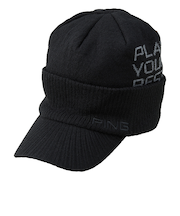 ピン（PING）帽子 光電子ブリムニットキャップ HW-U2514 BK 38505