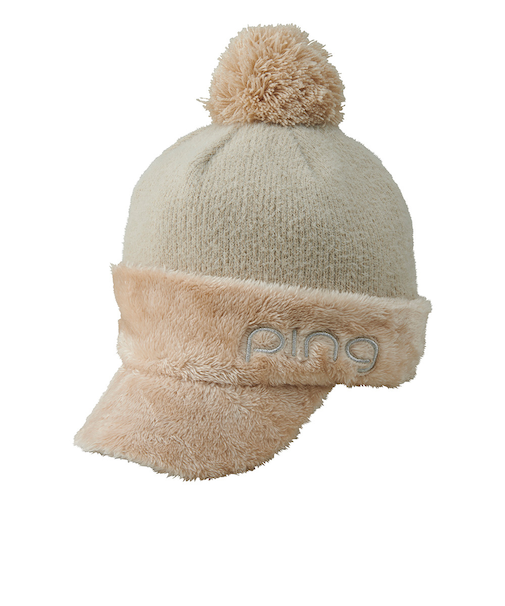 ピン（PING）帽子 光電子ブリムニットキャップ HW-L2519 BG 38539