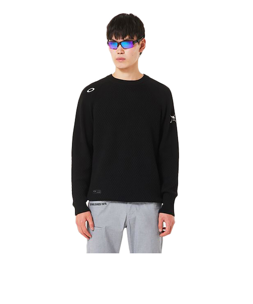 オークリー（OAKLEY）ゴルフウェア 長袖 SKULL SURFACE SWEATER クルー FOA408270-02E