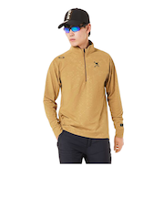 オークリー（OAKLEY）ゴルフウェア SKULL EMBOSSED 長袖モックシャツ FOA408241-87D