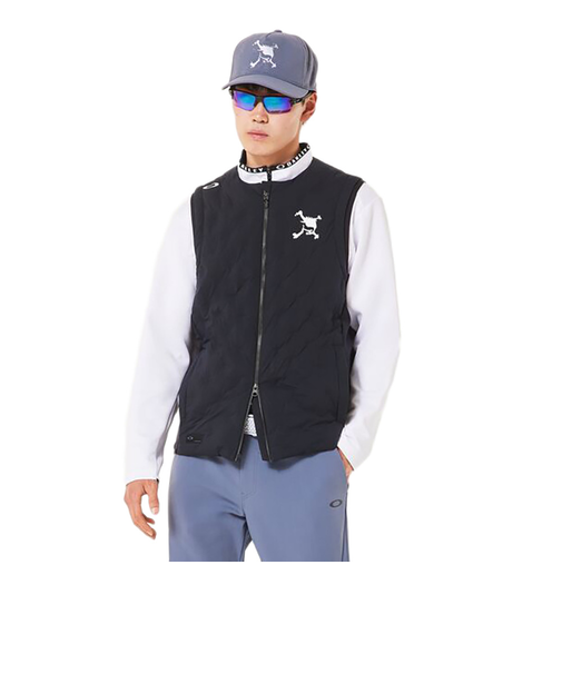 オークリー(OAKLEY)ゴルフウェア 防寒 SKULL TUBULAR PUFF ベスト FOA408236-02E