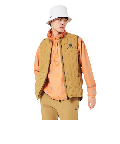 オークリー（OAKLEY）ゴルフウェア 防寒 SKULL TUBULAR PUFF ベスト FOA408236-87D