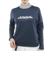 アドミラル ゴルフ（Admiral GOLF）ゴルフウェア 裏起毛 軽量 カルイシ 長袖モックネックスウェット ADLA572-NVY