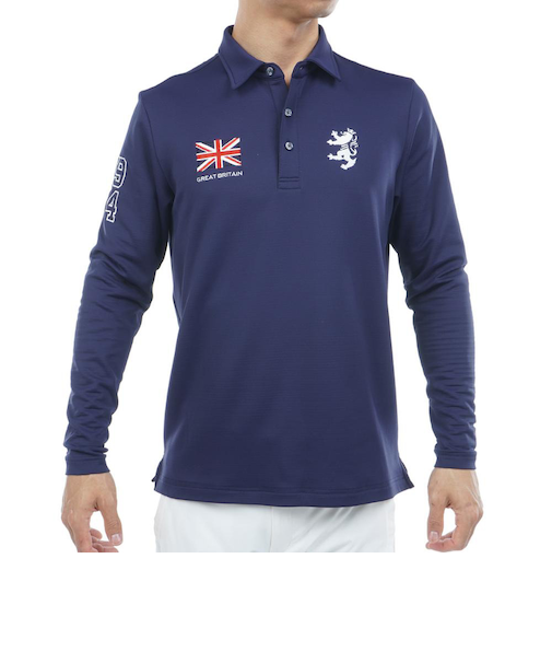 アドミラル ゴルフ（Admiral GOLF）ゴルフウェア 速ポカ フラッグシャツ ADMA590-NVY