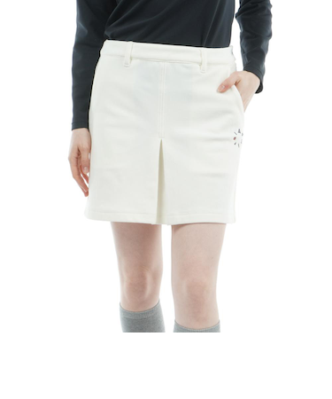 アドミラル ゴルフ（Admiral GOLF）ゴルフウェア ハイテンション 裏起毛スカート ADLA573-WHT