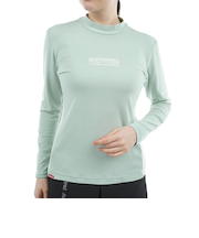 アドミラル ゴルフ（Admiral GOLF）ゴルフウェア 吸湿発熱 スエード起毛 モックネックシャツ ADLA578-MGR