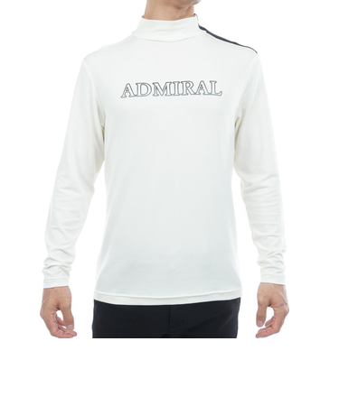 アドミラル ゴルフ（Admiral GOLF）ゴルフウェア スエード起毛 ハイネックシャツ ADMA575-WHT