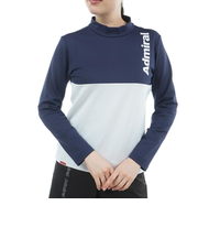 アドミラル ゴルフ（Admiral GOLF）ゴルフウェア 速ポカ 切替モックネックプルオーバー ADLA580-NVY