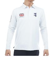 アドミラル ゴルフ（Admiral GOLF）ゴルフウェア 吸湿発熱 長袖 速ポカ フラッグシャツ ADMA590-WHT