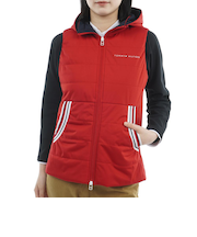 ゴルフウェア 中綿 キルトベスト THLA581-RED