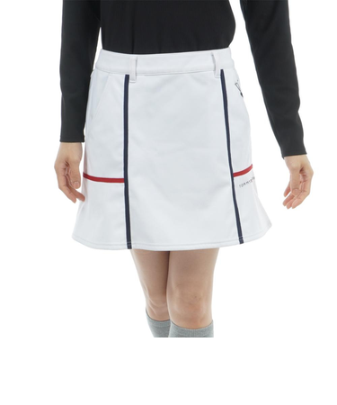 ゴルフウェア ウインドプルーフ スカート THLA585-WHT