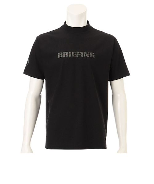 ブリーフィング（BRIEFING）モックネック ゴルフ 半袖Tシャツ