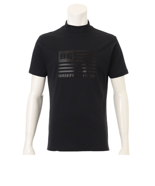 ブリーフィング（BRIEFING）モックネック ゴルフ 半袖Tシャツ メンズ G FLAG HIGHNECK BRG253M06-010