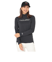 キャロウェイ(CALLAWAY)ゴルフウェア 裏起毛ダブルニット長袖モックネックシャツ C25233205-1010