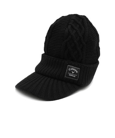 キャロウェイ（CALLAWAY）ゴルフ 定番 ツバ付き ニットキャップ C25291121-1010