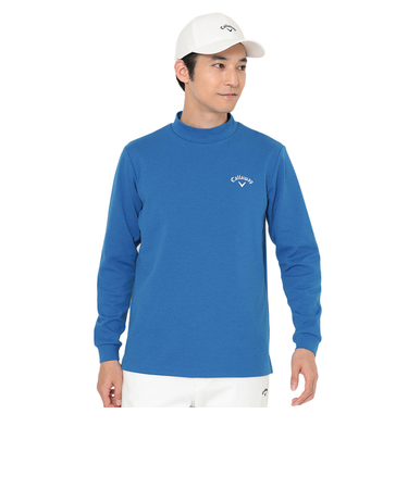 キャロウェイ（CALLAWAY）ゴルフウェア ダブルニット 長袖モックネックシャツ C25233110-1111