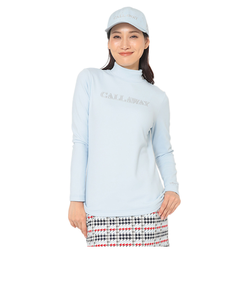 キャロウェイ（CALLAWAY）ゴルフウェア 裏起毛ダブルニット長袖モックネックシャツ C25233205-1112