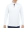 トミーヒルフィガー（TOMMY HILFIGER）ゴルフウェア ロゴジャガード 長袖台衿付きシャツ THMA568-WHT