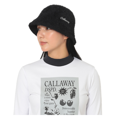 キャロウェイ（CALLAWAY）ゴルフ モヘア風 バケットハット C25291214-1010