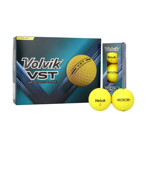 ボルビック（Volvik）VST ゴルフボール VV5UNA14 YEL ダース(12個入り)