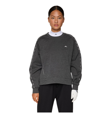 J.LINDEBERG(J.LINDEBERG)ゴルフウェア Lucy Windblock クルーネック ミッドレイヤー 072-34918-25AW-019