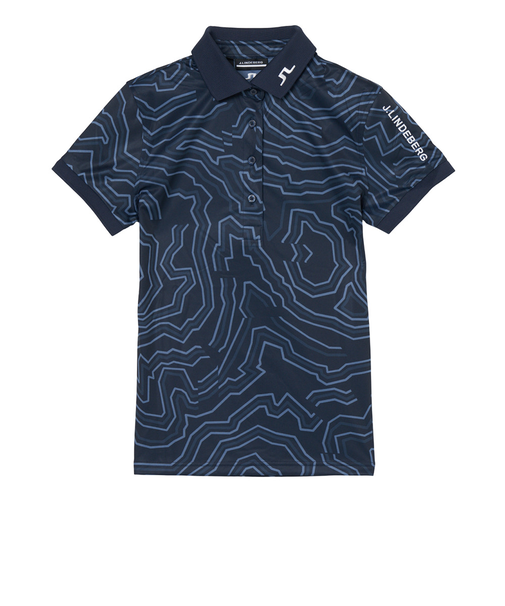 J.LINDEBERG(J.LINDEBERG)ゴルフウェア ツアーテックプリント半袖ポロ 072-24841-25AW-098