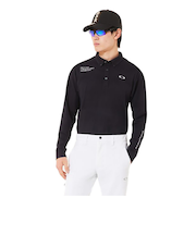 オークリー（OAKLEY）ゴルフウェア OMBLE ジャガード 長袖シャツ FOA408242-02E