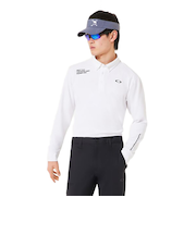 オークリー（OAKLEY）ゴルフウェア OMBLE ジャガード 長袖シャツ FOA408242-100
