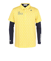 ルコックスポルティフ（lecoqsportif）ゴルフウェア インナー付半袖シャツ LG5FTZ00M YL00
