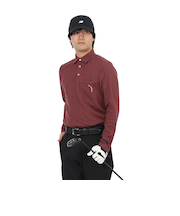 ニューバランス（new balance）ゴルフウェア 吸汗速乾 UV 長袖 COLLAR ポロシャツ 012-5269004-070