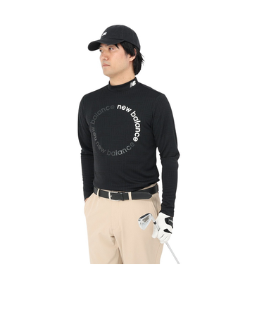 ニューバランス(new balance)ゴルフウェア 長袖 モックネック プルオーバー 012-5267009-010