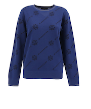 セントアンドリュース（ST.ANDREWS）ゴルフウェア 14Gロゴ ケルトジャガード 長袖 クルーネック プルオーバー 043-5270952-110