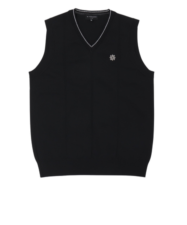 セントアンドリュース（ST.ANDREWS）ゴルフウェア 14G天竺×ケーブル Vネック ニットベスト 043-5273852-010