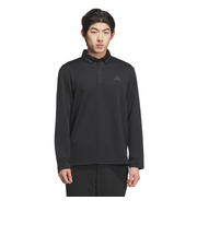アディダス（adidas）ゴルフウェア モノグラム 長袖 ポロシャツ JVV03-JN1232 BLK
