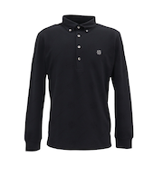 セントアンドリュース（ST.ANDREWS）ゴルフウェア ロゴケルトジャガード 長袖 ポロシャツ 042-5261951-010