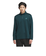 アディダス（adidas）ゴルフウェア モノグラム長袖ポロシャツ JVV03-JN1233 DGRN