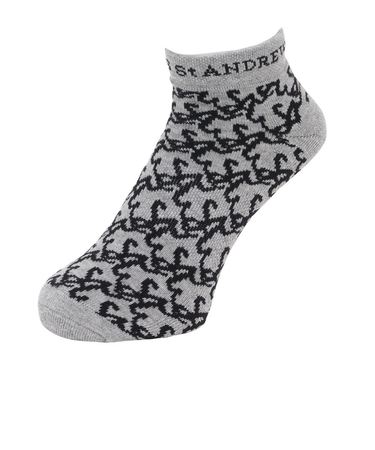 セントアンドリュース（ST.ANDREWS）ゴルフ 抗菌防臭 足底パイル SAロゴ アンクルソックス 042-5286851-020
