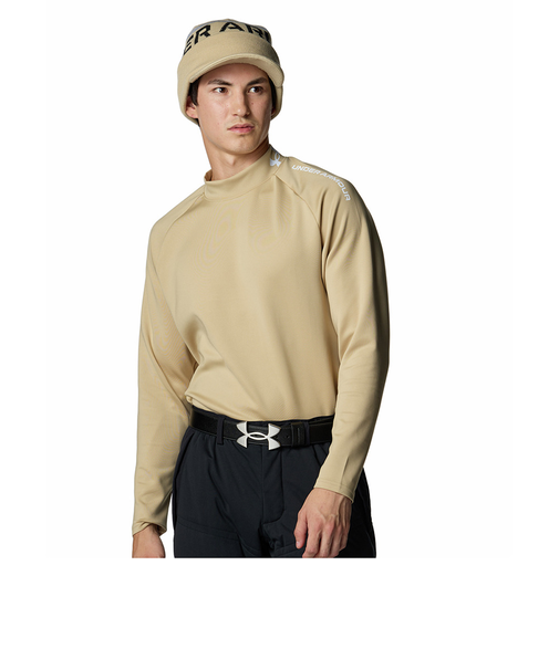 アンダーアーマー（UNDER ARMOUR）ゴルフウェア 長袖 ドライブ アーマーニット ロングスリーブ モックネック シャツ 6007931 234