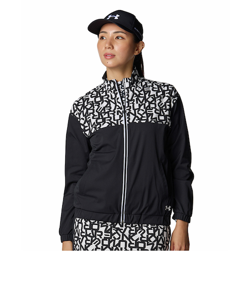 アンダーアーマー(UNDER ARMOUR)ゴルフウェア アウター ドライブ プリント フルジップ ジャケット 6008797… アンダーアーマー（UNDER ARMOUR）ゴルフウェア アウター ドライブ