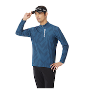テーラーメイド(TAYLORMADE)ゴルフウェア Tコントロールグラフィック長袖ジップモック M20214-UN982